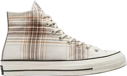 Кроссовки Converse Chuck 70 High Desert Tartan - Egret, кремовый a03914c | cream