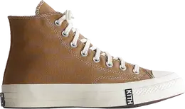 Кроссовки Converse Kith x Chuck 70 High Tannin Monogram, загар a01623c | tan
