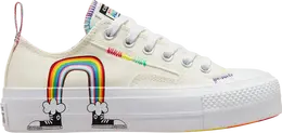 Кроссовки Converse Chuck Taylor All Star Lift Platform Low Pride, кремовый a02264c | cream