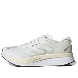 Кроссовки adizero boston 11 shoes 'white' Adidas, мультиколор gy2586 | non dyed / cloud white / core black