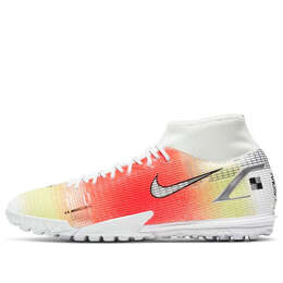 Кроссовки mercurial superfly 8 academy mds tf turf 'orange yellow silver' Nike, оранжевый cv0952-118 | orange/yellow/silver/white