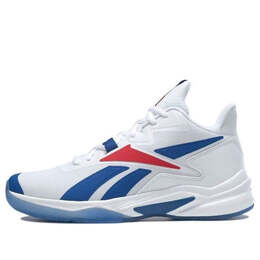 Кроссовки more buckets 'white vector blue red' Reebok, белый gy5472 | white/blue