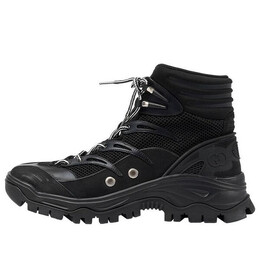 Кроссовки lace up boot 'black' Gucci, черный 698779-2kd20-1000 | black