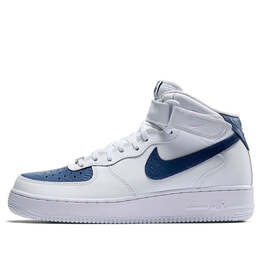 Кроссовки air force 1 mid '07 'white blue legend' Nike, белый 315123-125 | white