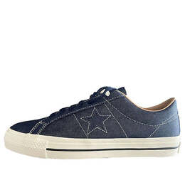 Кроссовки one star pro low 'denim - midnight navy' Converse, синий a04149c | midnight navy/midnight navy