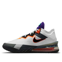Кроссовки lebron 18 low ep 'air max 95 greedy' Nike, белый cv7564-100 | white/black/orange/purple