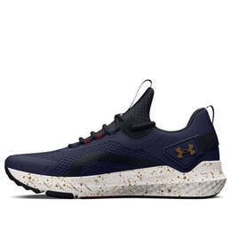 Кроссовки project rock bsr 3 'midnight navy metallic gold' Under Armour, синий 3026462-402 | navy/white/gold