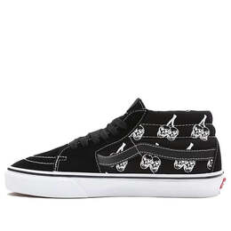 Кроссовки sk8-mid (new varsity) black Vans, черный vn0a3wm34ww | black/white