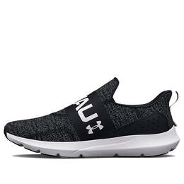 Кроссовки surge 3 slip 'black white' Under Armour, черный 3026506-001 | black/white