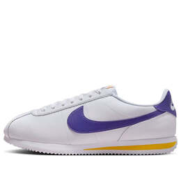 Кроссовки cortez 'lakers' Nike, белый dm4044-106 | white/varsity maize/varsity purple