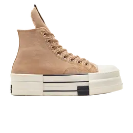 Кроссовки Converse Rick Owens x DRKSHDW DBL DRKSTR Chuck 70 High, бежевый a06756c | tan