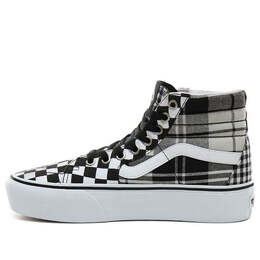 Кроссовки sk8-hi platform 'plaid checkerboard' Vans, белый vn0a3tknvyd | white