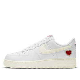 Кроссовки air force 1 low 'valentine's day 2021' Nike, белый dd7117-100 | white/red
