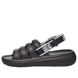 Кроссовки sport yeah slide 'black white' Ugg, черный 1132150-blk | black/white