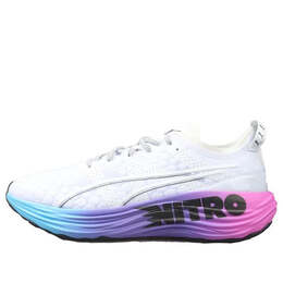 Кроссовки foreverrun nitro 'sunset - white' Puma, белый 380007-02 | white/luminous blue/electric orchid