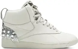 Кроссовки wonder woman 1984 x wmns freestyle hi 'cheetah' Reebok, серый fw4658 | grey