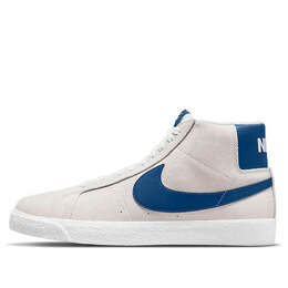 Кроссовки zoom blazer mid sb 'white court blue' Nike, белый 864349-107 | white/blue