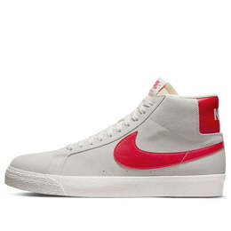 Кроссовки zoom blazer mid sb 'white university red' Nike, бежевый 864349-109 | cream/red