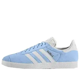 Кроссовки gazelle 'clear sky' Adidas, синий bb5481 | clear sky/white/gold metallic