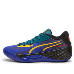 Кроссовки all-pro nitro 'crowd craze' Puma, мультиколор 310387-01 | lapis lazuli/cold green/black