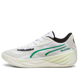 Кроссовки all-pro nitro 'warm white archive green' Puma, белый 310392-06 | warm white/glacial grey/archive green