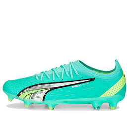 Кроссовки ultra ultimate fg ag football boots 'electric peppermint' Puma, зеленый 107163-03 | electric peppermint / puma white / fast yellow