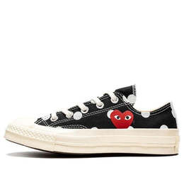 Кроссовки x comme des garcons chuck 70 low 'black polka dot' Converse, черный 157248c | black