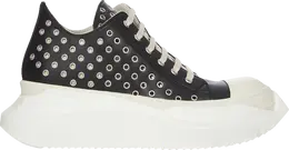 Кроссовки Rick Owens EDFU DRKSHDW Vegan Leather Eyelet Abstract Low Black Milk, черный du01c6842 vles2 911 | black