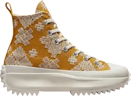 Кроссовки Converse Run Star Hike Platform High Tonal Embroidery, коричневый a02231c | brown