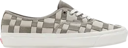 Кроссовки Vans Authentic 44 DX Woven Check - Brown Khaki, коричневый vn0a4bvybkl | brown