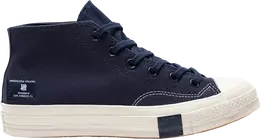 Кроссовки Converse Undefeated x Chuck 70 Mid Black Iris, синий a02142c | blue