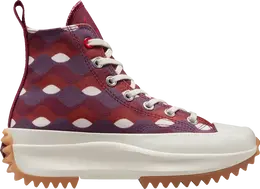 Кроссовки Converse Run Star Hike Platform High Twisted Classics - Dark Beetroot, красный a04302c | red
