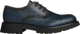 Кроссовки Alexander McQueen Burnished Derby Flat Anthracite, синий 711121 whu34 1103 | blue