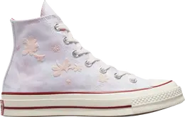Кроссовки Converse Chuck 70 High Embroidered Desert Floral, розовый a00834c | pink