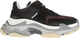 Кроссовки Balenciaga Triple S Sneaker Bordeaux, черный 514008 w09s1 1058 | black
