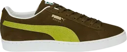 Кроссовки Puma Suede Classic 21 Deep Olive Tart Apple, зеленый 374915 58 | green