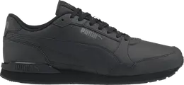 Кроссовки Puma ST Runner v3 Leather Triple Black, черный 384855 11 | black