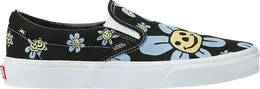 Кроссовки Vans Classic Slip-On Trippy Grin Floral, черный vn0a5jmhy23 | black