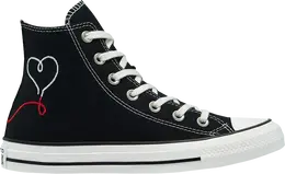 Кроссовки Converse Chuck Taylor All Star High Made with Love - Black, черный 171158c | black