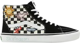 Кеды Vans Skateistan x Skate Sk8-Hi Checkerboard, черный vn0a5fcc89c | black