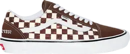 Кеды Vans Supreme x Swarovski x Skate Old Skool Brown, коричневый supreme swarovski brown | brown