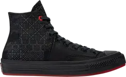 Кроссовки Converse Chuck 70 High Chinese New Year - Black Patchwork, черный 170584c | black