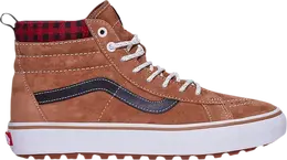 Кроссовки Vans Sk8-Hi MTE-1 Plaid Brown, коричневый vn0a5hzyy49 | brown
