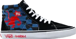 Кеды Vans Krooked x Skate Sk8-Hi Natas For Ray Barbee, черный vn0a5fccapg | black