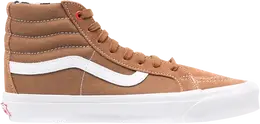 Кеды Vans Ray Barbee x OG SK8-Hi Leica Brown, коричневый vn0a4bvb92p | brown