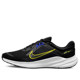Кроссовки quest 5 'black high voltage' Nike, черный dd0204-008 | black/racer blue/white/high voltage