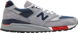 Кроссовки New Balance 998 Made in USA 'Grey Navy Red', серый m998gnr | grey