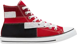 Кроссовки Converse Chuck Taylor All Star High Patchwork - University Red, красный 168591c | red