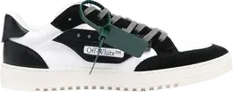 Кроссовки Off-White 5.0 Low Black White, белый omia227s23fab001 0110 | white