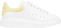 Кроссовки Alexander McQueen Oversized Sneaker White Lemon, белый 553680 whgp7 9343 | white
